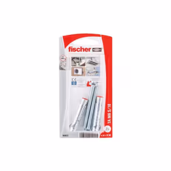 Fischer 90922, Ancre d'expansion, Béton, Métal, Gris, M6, CE
