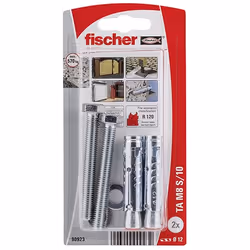 Fischer 90923, Ancre d'expansion, Béton, Métal, Gris, M8, CE