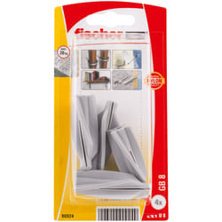 Fischer 90924 ancrage à vis et cheville murale 4 pièce(s) Ancre d'expansion 50 mm