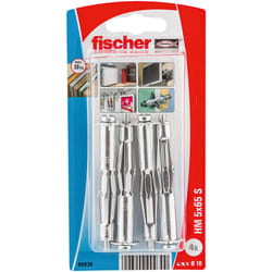 Fischer 90930 ancrage à vis et cheville murale 4 pièce(s) Ancrage mural creux (cheville molly) 65 mm