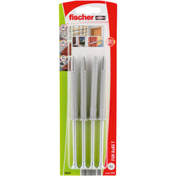 Fischer 90935 ancrage à vis et cheville murale 4 pièce(s) Kit de fiches murales et vis