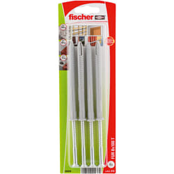 Fischer 90936 ancrage à vis et cheville murale 4 pièce(s) Kit de fiches murales et vis