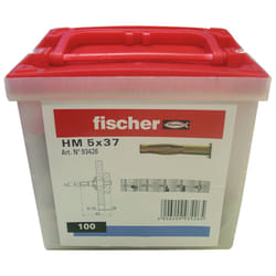 Fischer 93429 ancrage à vis et cheville murale 100 pièce(s) Ancrage mural creux (cheville molly) 52 mm