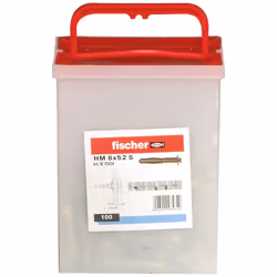 Fischer 93432, Ancrage mural creux (cheville molly), Plaque de plâtre, 52 mm, 1,2 cm, 6,2 cm, 7 mm