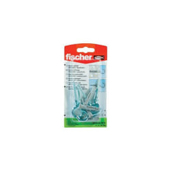 Fischer - chevilles universelles ux 6X35 rhk nylon 6 mm + crochet rond, 4 pièces 94248