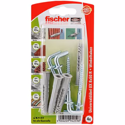 La cheville universelle fischer UX est la cheville polyvalente en nylon de haute qualité. La cheville tient dans le béton, ma ...