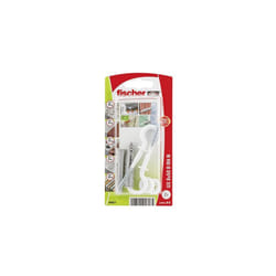 Fischer 94627 ancrage à vis et cheville murale 2 pièce(s) Kit de fiches murales et crochets 50 mm