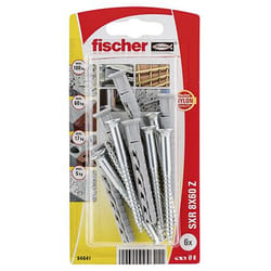 Fischer 94641 ancrage à vis et cheville murale 6 pièce(s) Kit d'ancrage et de vis 60 mm