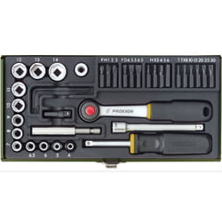 Ensemble d'outils Proxxon 1/4''; 39 unités