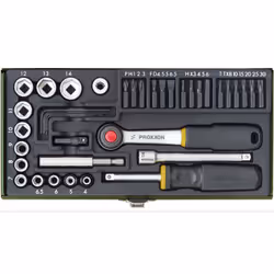Ensemble d'outils Proxxon 1/4''; 39 unités