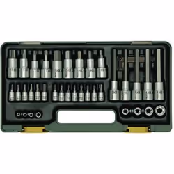 Jeu de douilles Proxxon 1/4'' TX et HX 42 pièces