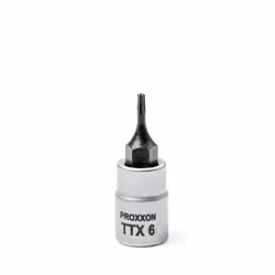 Prise avec tête Proxxon 23752; 1/4''; TTX 6