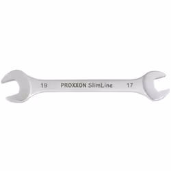 Clé à fourche double SlimLine de Proxxon en acier CrV forgé, soigneusement trempé et revenu.Caractéristiques :Traitement de s ...