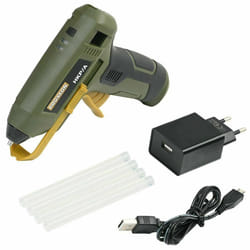 Proxxon HKP/A Pistolet à colle chaude Noir, Vert, Jaune