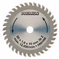 Proxxon 28732, Métal, Plastique, Contre-plaqué, Polycarbonate, Bois, 8 cm, 1 cm, Pointe au carbure de tungstène (TCC), 1,6 mm ...