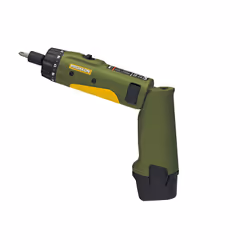 Proxxon 29 840, Tournevis électrique, Poignée de pistolet/droite, 1/4", Noir, Vert, Jaune, 750 tr/min, 250 tr/min
