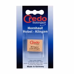 Credo Solingen Hornhaut-Hobel Klingen lame de rasoir 10 pièce(s) Acier inoxydable Unisexe - Vue supplémentaire 2