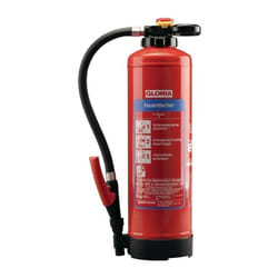 Gloria - Extincteur à eau 9 kg rechargeable classe d'incendie a 43 a avec support mural