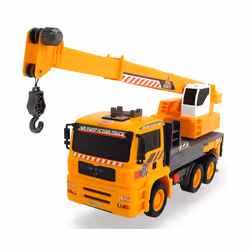 Dickie Toys Camion Avec Grue Mobil, Voiture et course, 4 an(s), Multicolore