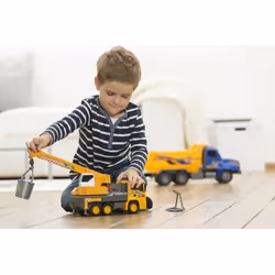 Dickie Toys Camion Avec Grue Mobil