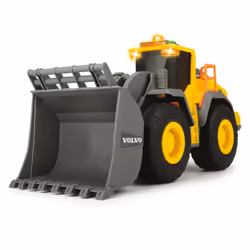 Dickie Toys Volvo Wheel Loader, Tracteur, 3 an(s), Plastique, Noir, Gris, Jaune