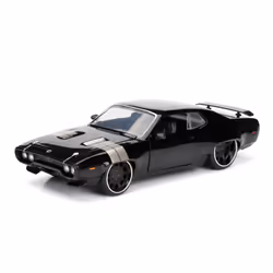 Jada Toys Fast & Furious FF8 1972 Plymouth GTX 1:24, Voiture, Fast & Furious, 14 an(s), Métal, Plastique, Noir