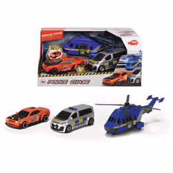 Smoby Dickie Poursuite Policiere, 3 an(s), AAA, Multicolore