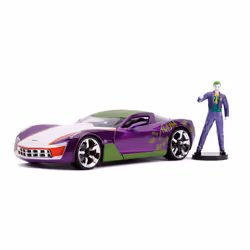 Jada Toys 2009 Chevy Corvette Stingray 1:24, Voiture, 8 an(s), Métal, Plastique, Caoutchouc, Vert, Rouge, Violet, Blanc