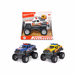Majorette DICKIE RALLY MONSTER 15CM ASST, 3 an(s), Multicolore