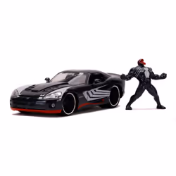 Jada Toys Marvel Venom 2008 Dodge Viper 1:24, Voiture, Marvel, 14 an(s), Métal, Plastique, Caoutchouc, Noir, Rouge, Blanc
