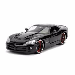 Jada Toys Fast & Furious Dodge Viper SRT-10 1:24, Voiture, Fast & Furious, 8 an(s), Métal, Plastique, Noir