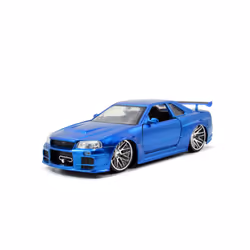 Jada Toys Fast & Furious 2002 Nissan Skyline 1:24, Voiture, Fast & Furious, 8 an(s), Métal, Plastique, Bleu