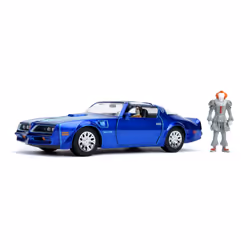 Jada Toys IT 1977 Pontiac Firebird 1:24, Voiture, 8 an(s), Métal, Plastique, Caoutchouc, Bleu