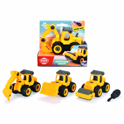 Smoby DICKIE CONSTRUCTION BUILDER 13CM, 3 an(s), Jaune