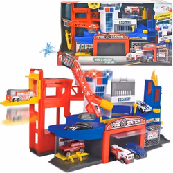 Dickie Go Real Rescue Station set avec voitures