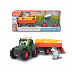 Smoby ABC TRACTEUR FENDT + REMORQUE 30CM, Chine, 115 mm, 340 mm, 125 mm