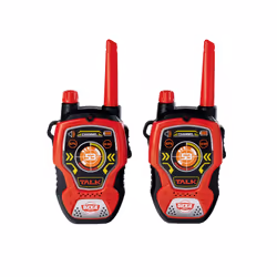 Dickie Toys 201118195, Talkie-walkie pour enfants, 4 an(s), Noir, Rouge