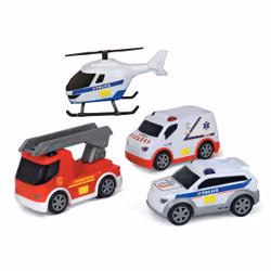 Majorette DICKIE SOS VEH 10CM ASST, 60 mm, 120 mm, 125 mm, Chine