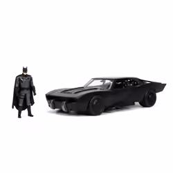 Jada Toys Batman Batmobile 1:24, Voiture, Batman, 8 an(s), Métal, Plastique, Caoutchouc, Noir