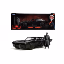 Jada Toys Batman Batmobile 2022, 1:18, Voiture, Batman, 8 an(s), Métal, Plastique, Caoutchouc, Noir