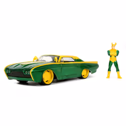 Jada Toys Jada LokiFord Thunderbird, Voiture, Marvel, 8 an(s), Métal, Plastique, Vert, Jaune