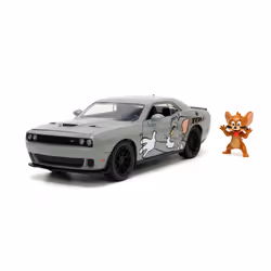 Jada Toys 253255047, Voiture, Tom & Jerry, 8 an(s), Métal, Plastique, Caoutchouc, Gris