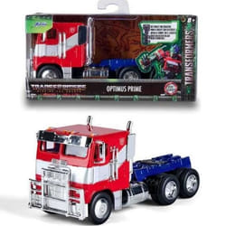 Jouet - JADA TOYS - Transformers Optimus Prime Petit Camion Voiture - Rouge - Mixte - A partir de 8 ans