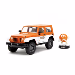 Jada Toys Jada M&Ms Orange 2007 Jeep Wrangler 1:24, Voiture