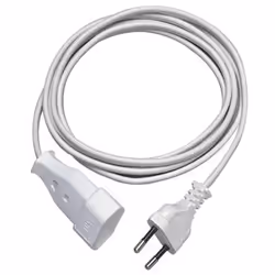 REV H03VVH2-F 2x0,75 mm², 3 m, 250 V, Blanc