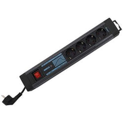 REV 0015462513 multiprise 2,5 m 4 sortie(s) CA Noir