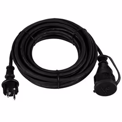 REV 0065109, 10 m, Intérieur & extérieur, Droit, IP44, 1,5 mm², Caoutchouc