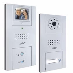 REV color video intercom system, 73°, 73°, 115 x 28 x 225 mm
