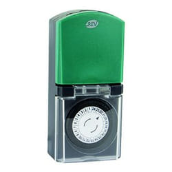 REV 0025710603 minuteur électrique Noir, Vert Programmateur journalier