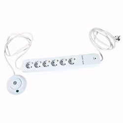 REV 00251201, 1,5 m, Intérieure, Type F, Type F (CEE 7/4), Blanc, 6 sortie(s) CA